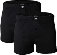 Majtki męskie - Szorty męskie CECEBA, 2-pak - bokserki, basic, bawełna, M-8XL, jednokolorowe, czarne 8XL - miniaturka - grafika 1