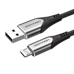 Kabel USB 2.0 do Micro-B USB Vention COAHF 1m (szary) - Kable - miniaturka - grafika 1