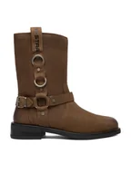 Botki damskie - G-Star Raw Botki CEO-WI45-CHRISTIAN-01 Brązowy - miniaturka - grafika 1