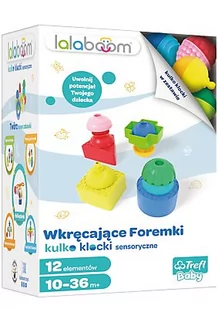 Kulko-klocki 12 el Foremki Lalaboom TREFL Nowa - E-booki dla dzieci i młodzieży - miniaturka - grafika 1