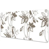 Podkładki na biurko - Ochronna mata na biurko Rysunek kwiatów 90x45 cm - miniaturka - grafika 1