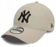 Czapki i chusty sportowe męskie - New Era czapka z daszkiem New York Yankees 9twenty beżowy r. uniwersalny - miniaturka - grafika 1