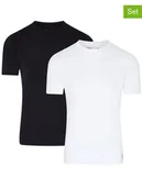 Koszulki męskie - Reebok Koszulki (2 szt.) "Clancy" w kolorze białym i czarnym - miniaturka - grafika 1