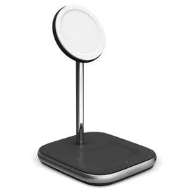 Epico Bezprzewodowa ładowarka 2v1 MagSafe Wireless 9915101300200 Czarna - Stacje dokujące do telefonów - miniaturka - grafika 1