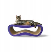 Drapaki dla kotów - DRAPAK Mruu&Pruu LEON Fioletowy - miniaturka - grafika 1