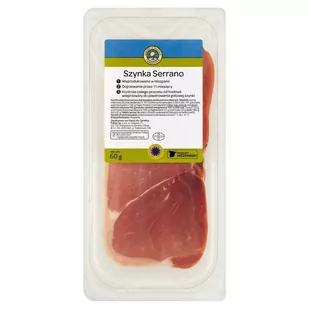 Carrefour Szynka Serrano 60 g - Kiełbasa i wędliny - miniaturka - grafika 1