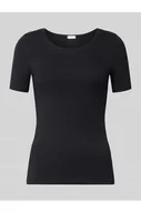 Koszulki i topy damskie - T-shirt z okrągłym dekoltem model 'SOFT TOUCH - Hanro - miniaturka - grafika 1