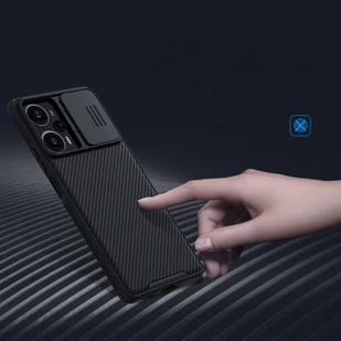 Pancerne etui Xiaomi Redmi Note 12 Turbo / Xiaomi Poco F5 z osłoną na aparat Nillkin CamShield Pro Case - czarne - Etui i futerały do telefonów - miniaturka - grafika 10