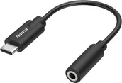 Złącza, przejściówki, adaptery - Hama Audio Adapter USB-C spraudnis 3.5mm ligzda melna - Vads - miniaturka - grafika 1