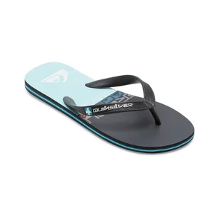 Męskie Japonki QUIKSILVER MOLOKAI STRIPE AQYL101361-XKBK – Czarny - Klapki i japonki męskie - miniaturka - grafika 1