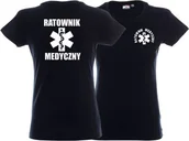 Odzież robocza - Promostars LPP - Koszulka damska RATOWNIK MEDYCZNY granatowa - miniaturka - grafika 1