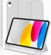 Etui do tabletów - Etui z klapką Supero SmartCase do Apple iPad Air 11" M3 2025 / 11" M2 2024 / 10.9" 2020 / 10.9" 2022, przezroczysto-szare - miniaturka - grafika 1