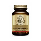 Suplementy naturalne - Solgar Reishi Shiitake Maitake ekstrakty 50kaps - miniaturka - grafika 1
