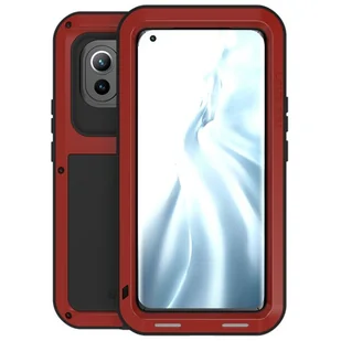 Love Mei Etui Pancerne Xiaomi MI 11, czerwone 6932809616424 - Etui i futerały do telefonów - miniaturka - grafika 1