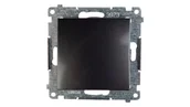 Wyłączniki światła i elektryczne - Kontakt Kontakt_Simon Przycisk pojedynczy zwierny bez piktogramu (moduł) 16AX. 250V. zaciski śrubowe antracyt DP1A.01/48 - miniaturka - grafika 1