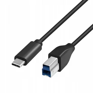 Logilink Kabel USB USB 3.2 Gen1x1 męski USB-C do męskiego USB-B 2m CU0163 - Kable komputerowe i do monitorów - miniaturka - grafika 1