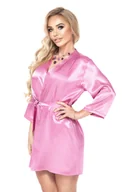 Szlafroki damskie - Szlafrok Aria Brudny Róż - miniaturka - grafika 1