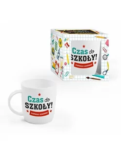 Fl1 KUBEK NBC NISKI 330 ML &amp;quot;CZAS DO SZKOŁY&amp;quot TUŁ 2PT-KUB-0300/CD - Kubki - miniaturka - grafika 1
