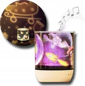 Projektory dla dzieci - OEM LAMPKA NOCNA Z PROJEKTOREM + BLUETOOTH 3 KOLORY ŚWIATŁA + PILOT - miniaturka - grafika 1