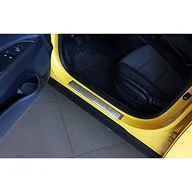 Nakładki progowe - Avisa INOX osłony do drzwi kompatybilne z Kia Stonic 2017 - "Lines" - 4 sztuki - miniaturka - grafika 1