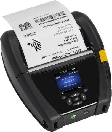 Zebra ZQ63-RUWAE14-00 drukarka etykiet bezpośrednio termiczny 203 x 203 DPI 115 mm/s Przewodowy i Bezprzewodowy Wi-Fi Bluetooth