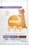 Sucha karma dla kotów - IAMS for Vitality Kitten, z rybą morską - 2 x 10 kg Dostawa GRATIS! - miniaturka - grafika 1