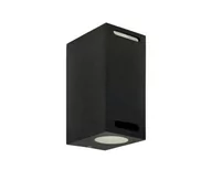 Lampy ogrodowe - Ogrodowa Oprawa Elewacyjna Kinkiet Festra 2 Black 2Xgu10 Ip54 Czarny Edo777358 Edo Garden Line - miniaturka - grafika 1