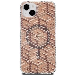Etui Guess GUHMP15SHGCUSTGW Apple iPhone 15 / 14 hardcase IML GCube MagSafe brązowy/brown - Etui i futerały do telefonów Etui Guess GUHMP15SHGCUSTGW Apple iPhone 15 / 14 hardcase IML GCube MagSafe brązowy/brown - Etui i futerały do telefonów - miniaturka - grafika 4