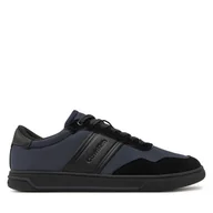 Sneakersy męskie - Sneakersy Calvin Klein Low Top Lace Up Mix HM0HM01548 Czarny - miniaturka - grafika 1