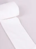 Rajstopy - Rajstopy dziecięce mikrofibra prążek białe 40 DEN 152-158 - miniaturka - grafika 1