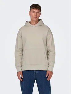 Only & Sons Bluza Dan 22026661 Beżowy Relaxed Fit - Bluzy męskie - miniaturka - grafika 1
