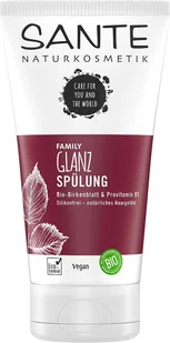 Sante Naturkosmetik SANTE Naturkosmetik Glanz Spülung Bio-Birkenblatt & Provitamin B5, Intensive Pflege für weiches Haar, Bewahrt Spannkraft, Natürlicher Conditioner für seidigen Glanz & Fülle, Ohne Silikon, Vegan, 150ml - Odżywki do włosów - miniaturka - grafika 1
