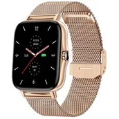 Smartwatch - Garett Sport Activity GT Stalowo-złoty - miniaturka - grafika 1