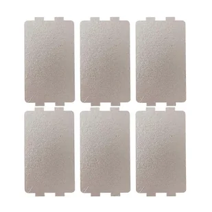 6szt Kuchenka mikrofalowa Mika Arkusz Kuchenka mikrofalowa Izolacja cieplna Waveguide Cover 11.60X6.50X0.10CM - Akcesoria i części do mikrofalówek - miniaturka - grafika 1