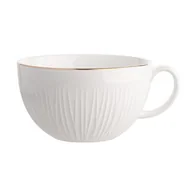 Filiżanki - Filiżanka Jumbo 300 ml złota linia porcelanowa beżowy - miniaturka - grafika 1