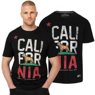 PITBULL KOSZULKA Light Weight 170 Basic California '25 - Czarna - Odzież taktyczna i umundurowanie - miniaturka - grafika 1