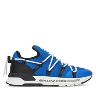 Sneakersy męskie - Sneakersy Versace Jeans Couture 78YA3SA6 Niebieski - miniaturka - grafika 1