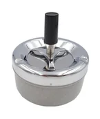 Pozostałe akcesoria barmańskie - Popielniczka okrągła ładna zamykana obrotowa - miniaturka - grafika 1