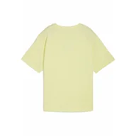 Koszulki sportowe damskie - Damska koszulka o luźnym kroju Essentials Nature 2.0 PUMA Gold Moon Yellow - miniaturka - grafika 1
