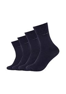 Camano Skarpety Online ca-Soft 4-pak skarpetek, granatowy melanż, 43/46, Navy Melange. - Skarpetki męskie - miniaturka - grafika 1