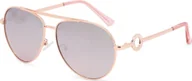 Okulary przeciwsłoneczne - Guess Okulary przeciwsłoneczne GF0364 28U 59 Damskie Różowe Złoto - miniaturka - grafika 1