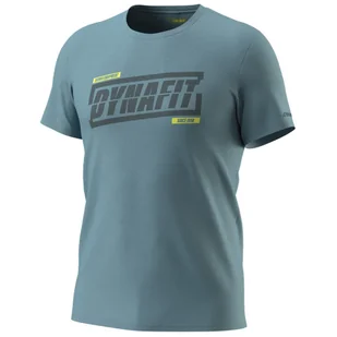 Koszulka męska Dynafit Graphic Co M S/S Tee Rozmiar: L / Kolor: niebieski/szary - Koszulki sportowe męskie - miniaturka - grafika 1