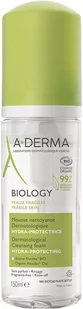 Mus do mycia twarzy A-derma Biology Cleasing Mousse 150 ml (3282770154085) - Kosmetyki do mycia twarzy - miniaturka - grafika 1