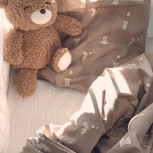 Petu Petu pościel niemowlęca poszewki 70x100/40x45 BABY Teddy - Pościel dla dzieci - miniaturka - grafika 1