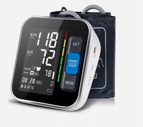 Ciśnieniomierz B22 z kolorowym wyświetlaczem LCD. Dwóch użytkowników. Biały