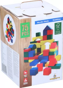 Klocki drewniane konstrukcyjne dla dzieci MARIONETTE 75szt. - Klocki - miniaturka - grafika 3