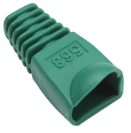 Pozostałe akcesoria sieciowe - Intellinet Osłonka Wtyku RJ45 6.2mm Zielona 10 sztuk - miniaturka - grafika 1