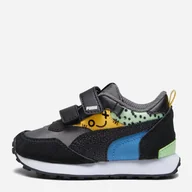 Buty dla chłopców - Buty sportowe chłopięce na rzepy Puma 392587-02 25 Czarne (4065454935908) - miniaturka - grafika 1