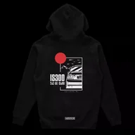 Odzież do sportów motorowych - Bluza z kapturem Lexus IS IS300 JDM czarna-XL - miniaturka - grafika 1