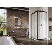 Kabiny prysznicowe - Ravak 15V703R2Z1 Kabina prysznicowa naro$639na ASRV3-90 czarna szk$640o Transparent 198 - miniaturka - grafika 1